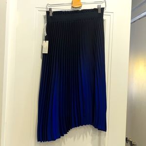 NWT Babaton long skirt ombre black and blue